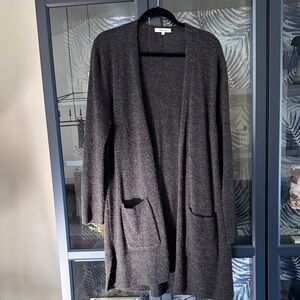 Women's Madewell Charcoal Open Front Cardigan